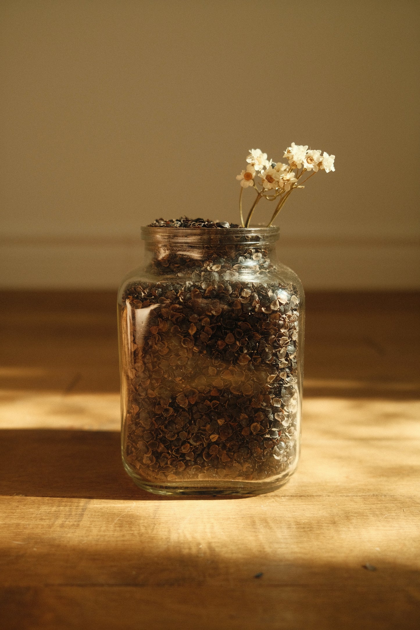 organic buckwheat hulls → in bulk